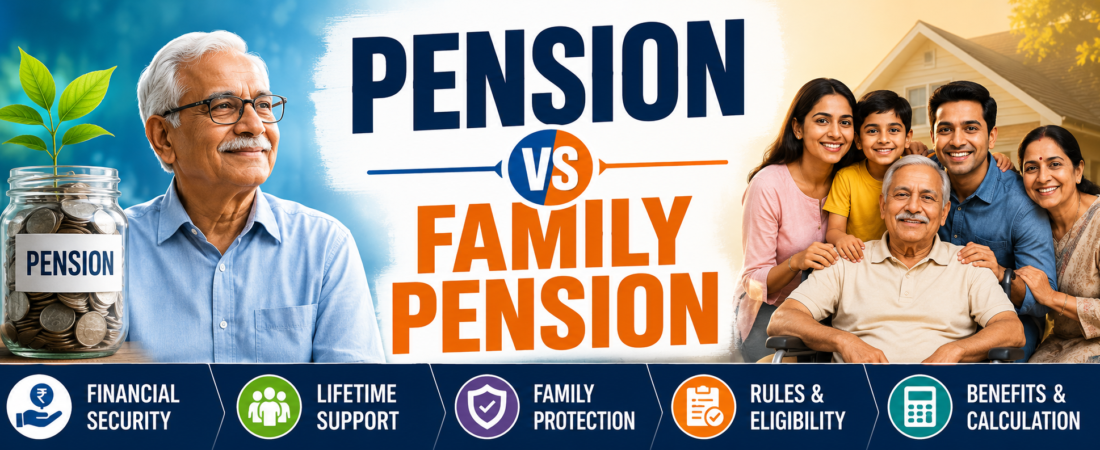 Pension vs Family Pension in India: Everything You Need to Know