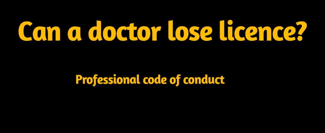 Can a Doctor Lose Their License for What They Say at a Comedy Show?